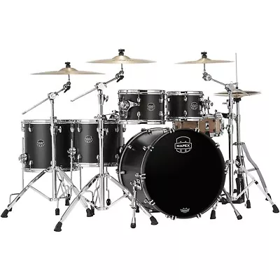 Mapex Saturn Studioease 5-Piece Shell Pack With 22 In. Bass Drum Satin Black • $1749