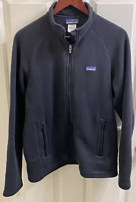 Patagonia Mens Black Better Sweater Full-Zip Jacket Size M • $65