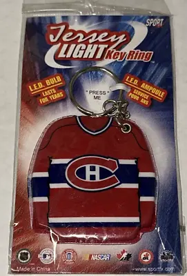 Montreal Canadiens NHL Team Logo Jersey Light Key Ring Chain Flashlight Sportfx • $8.24