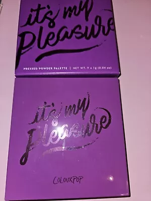 ❤ Colourpop 9 Pan Eyeshadow Palette It's My Pleasure ❤ Purple Festival Fun Sexy • £6