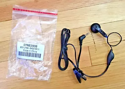 Motorola Hands Free Headset Earbud 2.5mm Jack Phones SYN0896B *New* Black • $1.99