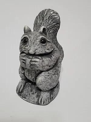 Vintage Hand Crafted Mt St Helens Ash Squirrel Sculpture Figurine By Bekka 4 1/2 • $10.95