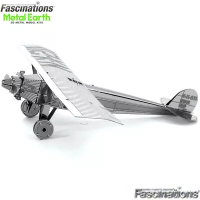 Metal Earth Spirit Of St Louis Plane 3D DIY Model Building Kit Puzzle Aircraft • $21.90