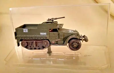 M3 Half Track Carrier Corgi Z5 Texas Usmc 3242 Clear Acrylic Stand Machine Gun. • $14.99