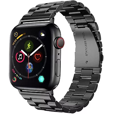$14.80 • Buy For Apple Watch Band 8 7 6 5 4 3 SE ULTRA 38/41/40/42/44/45/49mm Stainless Steel