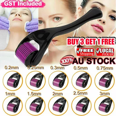 $15.07 • Buy Derma Roller Titanium Micro Needle Skin 540 Needles Scars Anti Aging Dermaroller