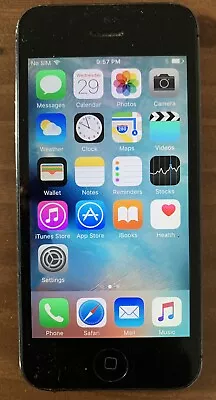 $30 • Buy Apple IPhone 5 - 16GB - Black - A1429 - MD297X/A