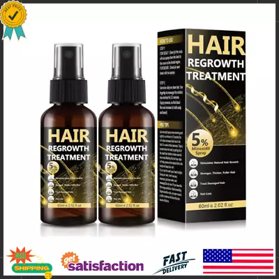 5% Minoxidil For Men & Women 120Ml Hair Growth Spray Hair Regrowth Treatment Se • $23.60