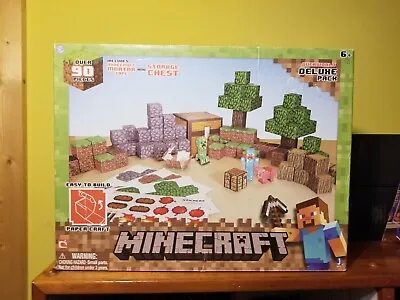 Minecraft Overworld Deluxe Pack Paper Craft 90+ Pcs #16721 2014  • $11.50