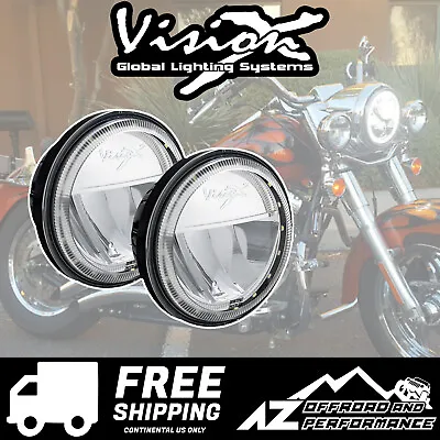 Vision X 4.5  MOTORCYCLE XMC LED LIGHTING PASSING LAMP KIT 2104lm 10W 9904085 • $359