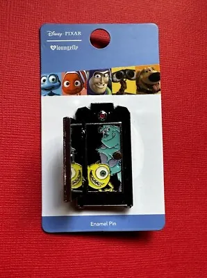 Monster's Inc Enamel Pin Hinge Door Mike Sully Boo Disney Pixar Loungefly NEW • $24.99