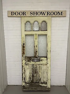 Reclaimed Victorian Edwardian Wooden Panel Front Door 2020 X 805mm • £475