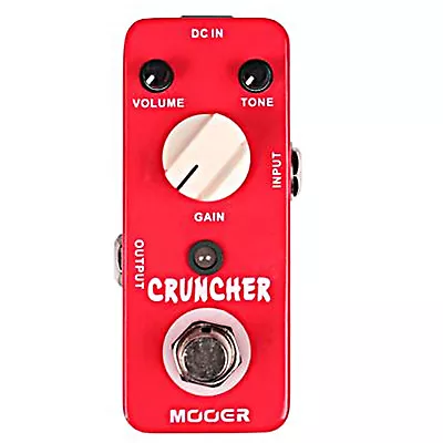 Mooer Cruncher High Gain Distortion Micro Guitar Effects Pedal  • $68.99