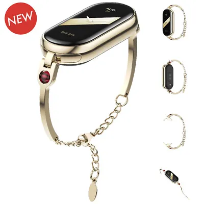 Metal Bands Bracelet For Xiaomi Mi Band 8/8 NFC Wristband Stainless Steel Strap • $12.09