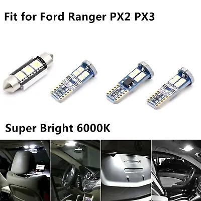 4X LED Interior Light Bulb Kit For Ford Ranger PX2 PX3 RAPTOR XLT Wildtrak XL • $22.99