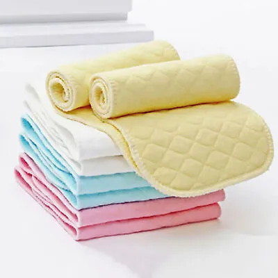 10 Pcs Napkin Multiple-use Fast Dry Newborn Nappy Cloth Diaper Three Layers • $42.07