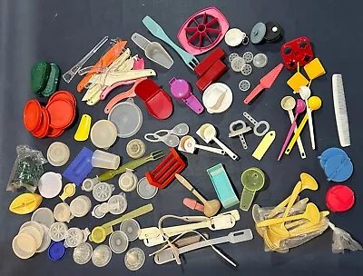 Huge LOT Vintage Tupperware Gadgets Replacement Lids Spoons Magnets • $34.99