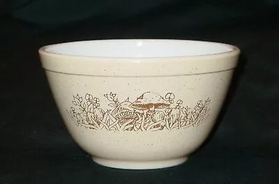 Sweet Vintage Pyrex Milk Glass Forest Fancies Mushroom Mixing Bowl- #401 • $21.33