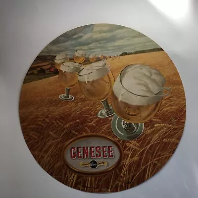 Genesee Beer Paper Tray Liner Rochester NY Vintage Pictorial Landscape • $14.99