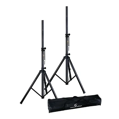 Soundsation SPS-SET70-BK PA Speaker Stand Kit With Carrying Bag • £59