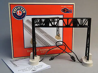 LIONEL DOUBLE SIGNAL BRIDGE O GAUGE Train Accessory Plug N Play Lite 6-83174 NEW • $88.84