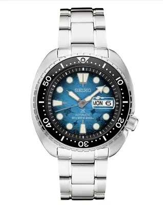 $378.99 • Buy Seiko Prospex King Turtle Blue Manta Ray Stainless Steel Men's Watch SRPE39