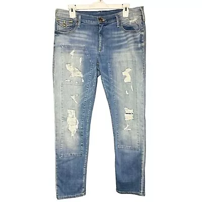 True Religion Audrey Slim Boyfriend Distressed Jeans Size 29 • $40