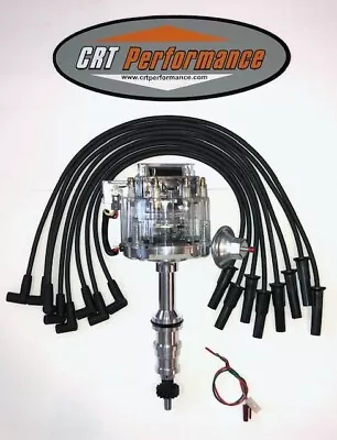 $143.95 • Buy Ford Fe Hei Distributor 332,352,360,390,406,427,428 Clear + Black Usa Wires 