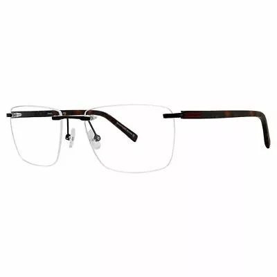 OGA Morel 10093O NR22 Matte Black / Red Metal Rimless Men Eyeglasses Frame • $134.99