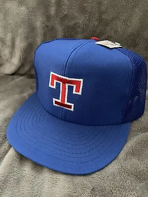 VTG NWT  Texas Rangers Trucker Hat Mesh Cap MLB Baseball ANNCO NOLAN RYAN • $29.99