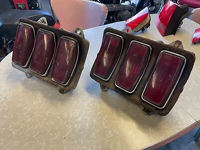 1969 Mustang Tail Lights Buckets Lens Both Left Right Pair OEM FORD Original • $35