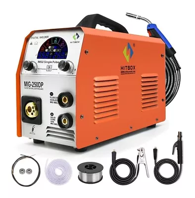 250Amp Aluminum MIG Welder 6 In 1 IGBT Inverter Welder Machine With LCD • $289.99