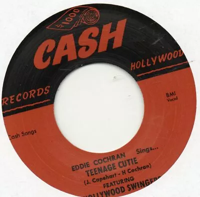 Eddie Cochran  Teenage Cutie / Jerry Capehart I'm Ready Cash Reissue Rock N Roll • £8.50