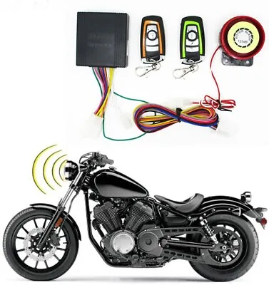 Anti-theft Security Alarm System Remote Control Engine Start Motorcycle 12V • $21.99