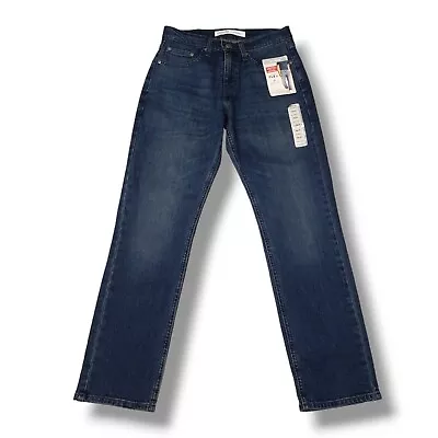 Levi Strauss Signature S67 Athletic Jeans Mens 28 X 30 Premium Flex Dark Wash • $29.90