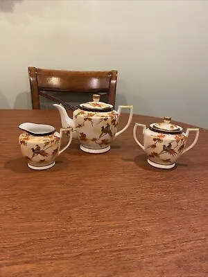 Vintage Hakusan China 3 Piece Tea Set Made In Japan • $23