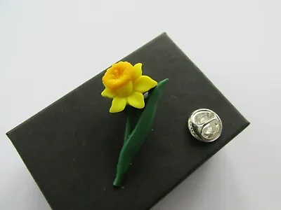 Handmade Yellow Spring Daffodil Brooch Pin  Gift Boxed  Marie Curie Charity   • £4.75