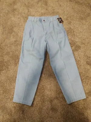 NWT Dockers Pleated Elastic Waist Light Color Jeans Size 34 X 30 • $22.19