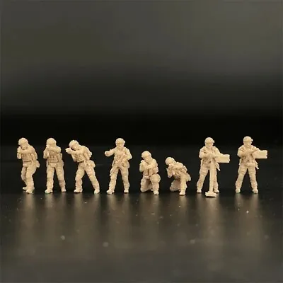 1/72 Scale Resin Model Ranger Force 8 Soldiers Figures Military Miniature • $14