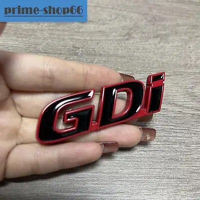 GDi Logo Auto Badge Emblem Decals Black Red For Velost IX-25 IX-35 I-20 I-30 • $10.97