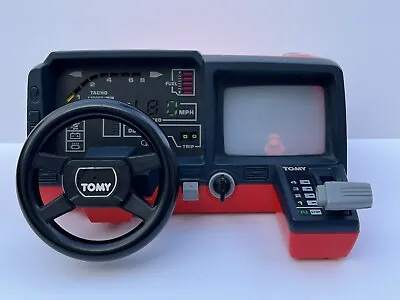 Tomy Racing Turning Turbo Car Drive Dashboard Game Toy Vintage Fix Or For Parts • $62
