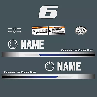 For YAMAHA F 6 Four Stroke Outboard.Vinyl Decal Set From BOAT-MOTO / Sticker Kit • $57.92