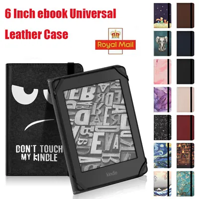 $18.59 • Buy For Amazon Kindle Paperwhite 6inch Ereader Book Style PU Leather Case Universal