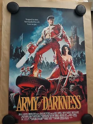 Michael Hussar Army Of Darkness Theatrical Poster Foil Variant Print NT Mondo • $189.95