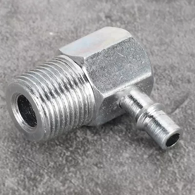 $11.26 • Buy ♥ Intake Manifold Vacuum Fitting 90° 3/8NPT-1/4 Hose Nipple Car Modification