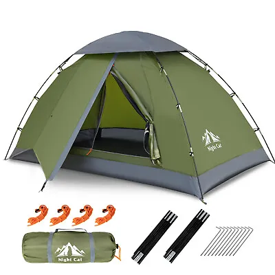 Waterproof Tent Camping Tent 1-2 Men Family Portable Outdoor Hiking Canopy New • $59.99