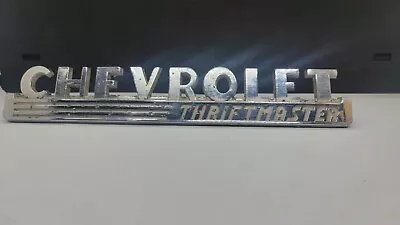 Vintage CHEVROLET THRIFTMASTER Emblem. 3683134 • $14