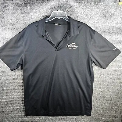 Nike Golf Dri-Fit Yuengling Beer Since 1829 Black Polo Shirt Mens XL • $19.99