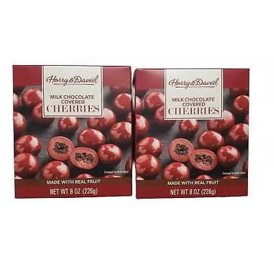 Harry & David Milk Chocolate Covered Cherries Candy Holiday BB: 1/28/25 Lot Of 2 • $35.99