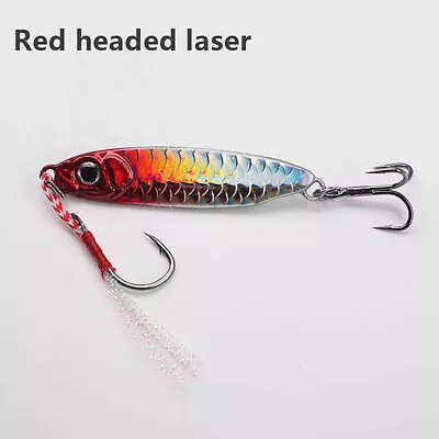 Fishing Metal Lures Jig 7g10g15g20g Jigs Long Casting Fishing Spoon Bait • $1.49